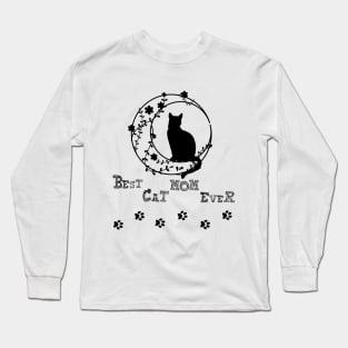 Best cat mom ever Long Sleeve T-Shirt